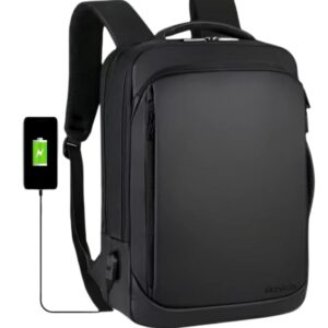 Jkzvicis Backpack for Laptop,Travel backpack,Backpack,16 in Travel Laptop Bag with USB Charging Port, Lightweight and Waterproof, Unisex Shoulder Backpack for Laptop, Black.