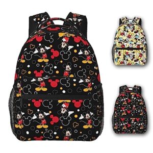 qanpe fashion cartoon backpack for women girls kids cute print school backpack travel daypack laptop backpack