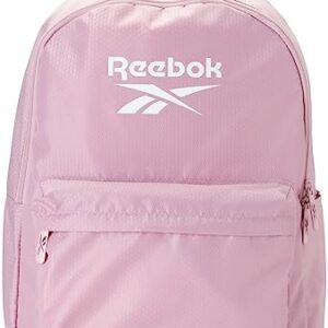 Reebok Backpack - Element Sports Gym Bag - Lightweight Carry On Weekend Overnight Luggage - Casual Daypack for Travel, Beach, Infused Lilac