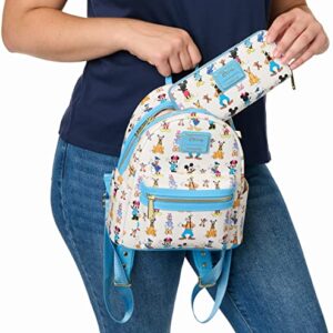 Loungefly Disney Mini Backpack Mickey Friends Forward & Backward Shoulder Bag