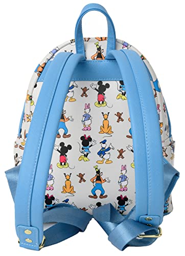 Loungefly Disney Mini Backpack Mickey Friends Forward & Backward Shoulder Bag