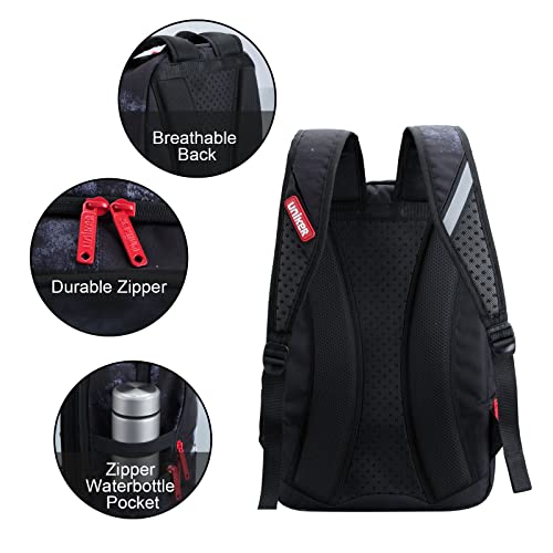 UNIKER Travel Laptop Backpack,Graffiti Backpack for Work,Men Backpack Black,Designer Laptop Backpack for 15.6 Inch,College Backpack Call of Duty Gamers