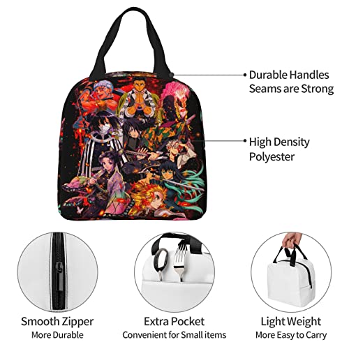 Aykhkya Anime Backpack Set, 3d Printing Large Capacity Casual 3ps Computer Backpack Unisex