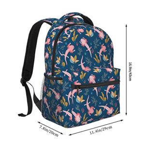 Cute Axolotl Backpack 17 Inch, Laptop Backpack Lightweight Backpack Casual Daypack With Adjustable Straps.Axolotl