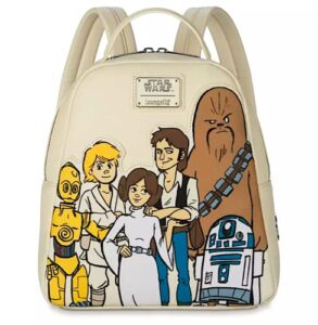 loungefly disney parks mini backpack - star wars characters