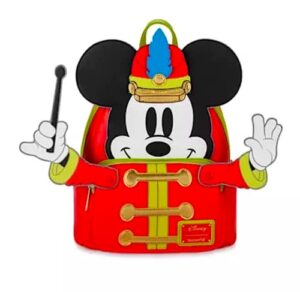 loungefly disney parks mini backpack - disney100 mickey mouse bandleader