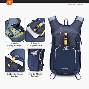 SKYSPER Small Hiking Backpack - 15L Travel Daypack Lightweight Bag Water Resistant Hiking Backpacks for Women Men