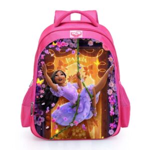 bingtanghulu encanto kids backpack pink cartoon anime school bag cute large capacity travel bag for girls