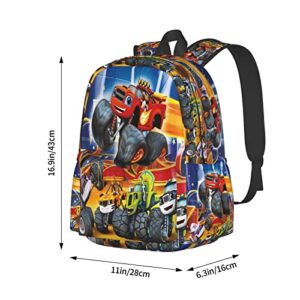 Truck Car Blaze Backpack Casual Backpack Laptop Backpack Sports Outdoor