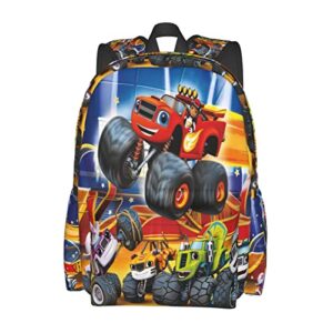 Truck Car Blaze Backpack Casual Backpack Laptop Backpack Sports Outdoor