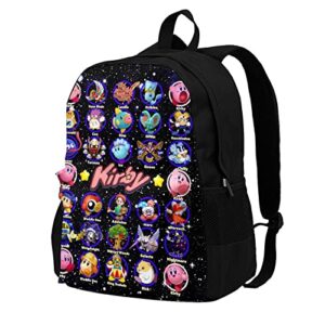 rivezt cartoon gaming backpack for girls boys, laptop backpack travel daypacks cute anime sports bag zipper laptop backpack 17in