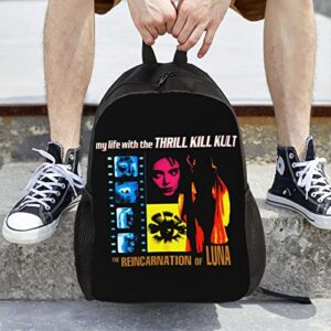 My Life With The Thrill Kill Kult Band Backpack Lightweight Backpacks Unisex Rucksack Fashion Casual Travel Bags