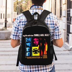 My Life With The Thrill Kill Kult Band Backpack Lightweight Backpacks Unisex Rucksack Fashion Casual Travel Bags