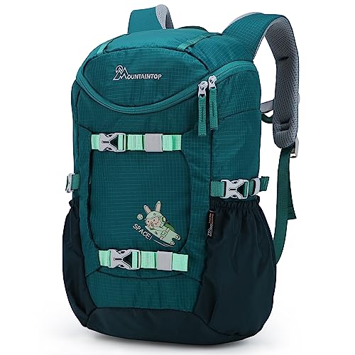 MOUNTAINTOP Kids Backpack for Boys Girls Elementary Backpack Lightweight Children School Daypack Turquoise