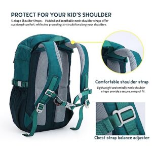 MOUNTAINTOP Kids Backpack for Boys Girls Elementary Backpack Lightweight Children School Daypack Turquoise