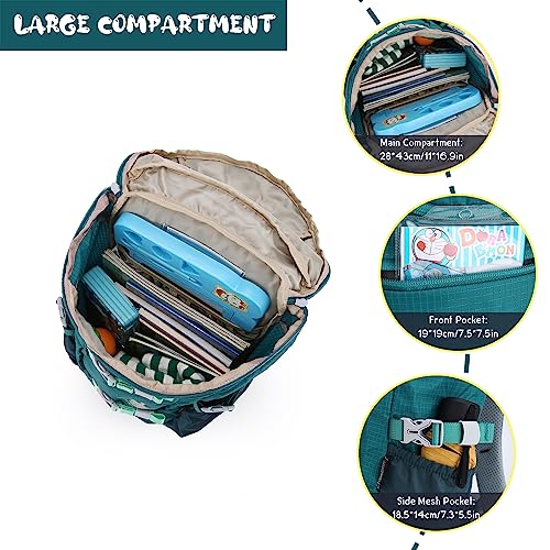 MOUNTAINTOP Kids Backpack for Boys Girls Elementary Backpack Lightweight Children School Daypack Turquoise