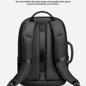 tomtoc 15.6 Inch Laptop Backpack, Minimalist Waterproof Casual Daypack Commute Computer Backpack, A Smart Look for The City and Office, Work, Study, or Weekend Excursions, 20L