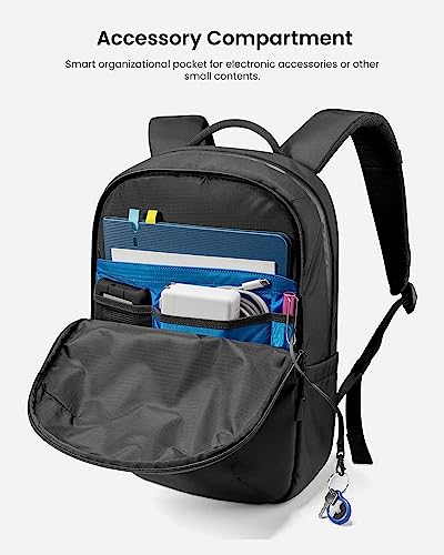 tomtoc 15.6 Inch Laptop Backpack, Minimalist Waterproof Casual Daypack Commute Computer Backpack, A Smart Look for The City and Office, Work, Study, or Weekend Excursions, 20L