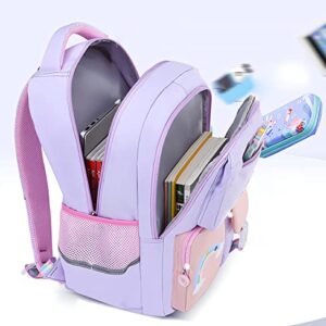 Hcveucn Unicorn Backpack Girls School Bag Multifunction Bookbag Large Capacity Daypack Waterproof Laptop Backpacks