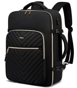 momuvo large travel backpack for women airline approved, 30l carry on backpack flight approved, 17 inch laptop backpack waterproof luggage backpack for weekender overnight business