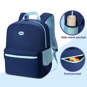 YOREPEK Kids Backpack for Boys, Lightweight School Bookbag for Kids 3-6 Years Old, Preschool Backpack with Breathable Back Design for Toddlers, Kindergarten, Elementary, Early Grade School, Blue