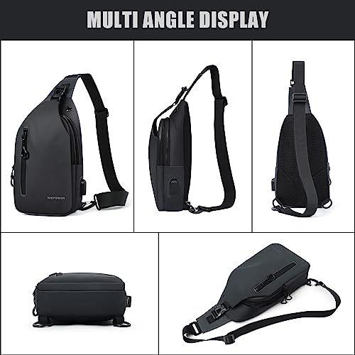 Crossbody Men's Sling Bag Shoulder Backpack Slingbag Outdoor Travel Hiking Camping Men Bags Shoulder Crossbody