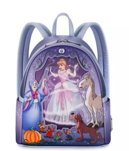 loungefly disney parks mini backpack – disney100 cinderella