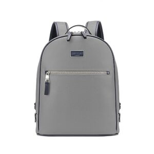 lapolar laptop backpack, 15.6 inch business travel backpack for men women, professional computer bag work casual backpack (grey)