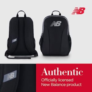 Concept One New Balance Laptop Backpack, Travel Computer Bag for Men and Women, Black, 19 Inch