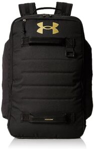 under armour 1378413-001 unisex contain training backpack, black, one size, black, talla única, casual