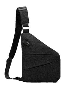 exceptionm personal flex bag, valcen personal pocket bag, exceptionm flex bag for women and men (black,left)