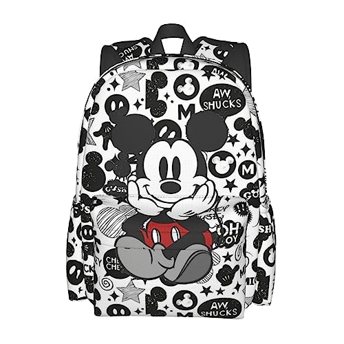 SSNDFVY Large Capacity Cute Anime Cartoon Adult Travel Backpack For Men Women Notebook Laptop Bags Hiking Camping Work -S10