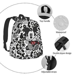 SSNDFVY Large Capacity Cute Anime Cartoon Adult Travel Backpack For Men Women Notebook Laptop Bags Hiking Camping Work -S10