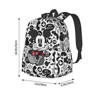 SSNDFVY Large Capacity Cute Anime Cartoon Adult Travel Backpack For Men Women Notebook Laptop Bags Hiking Camping Work -S10