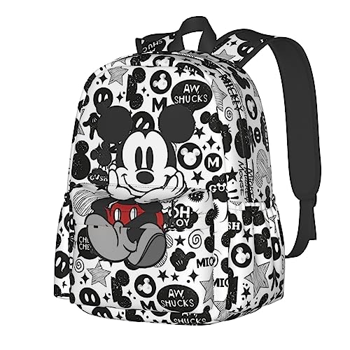 SSNDFVY Large Capacity Cute Anime Cartoon Adult Travel Backpack For Men Women Notebook Laptop Bags Hiking Camping Work -S10