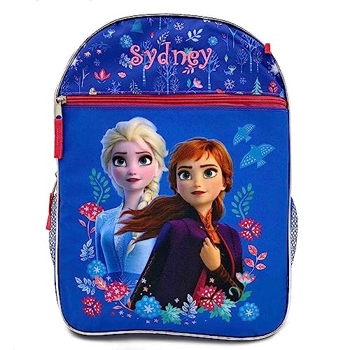 DIBSIES Personalized Backpack Lunch Box Combo created using Disney Frozen Backpack Lunchbox Combo