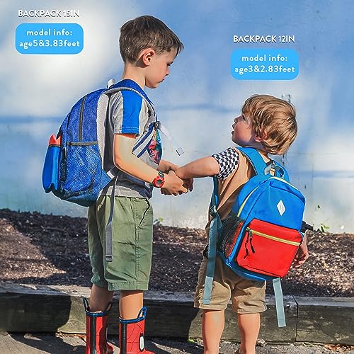 STEAMEDBUN Kids Backpack for Boys,Kindergarten Backpack for Toddler Boys Age 3-6