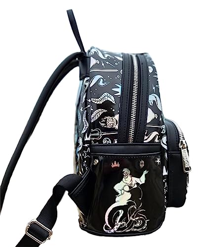 Loungefly Little Mermaid Iridescent Ursula AOP Mini Backpack Toyz N Fun Exclusive