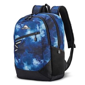 high sierra outburst 2.0 carry on backpack w/padded laptop/tablet sleeve, space