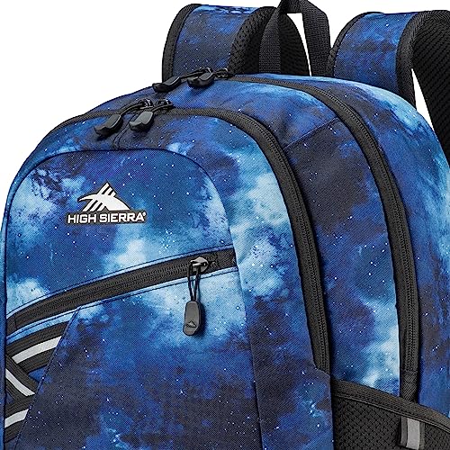 High Sierra Outburst 2.0 Carry On Backpack w/Padded Laptop/Tablet Sleeve, Space