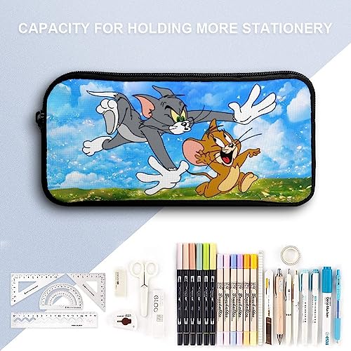 oqatdsn To.M And Je.Rry Backpack Teen Boys And Girls with Lunch Box Pencil Case 3 in 1