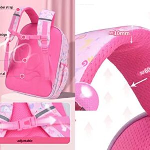 Rxudurp Girls Rainbow Backpacks Unicorn School Bags for Kids 6-8 Cute Bookbag Elementary School Backpack for Girls 8-12