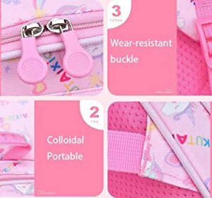 Rxudurp Girls Rainbow Backpacks Unicorn School Bags for Kids 6-8 Cute Bookbag Elementary School Backpack for Girls 8-12