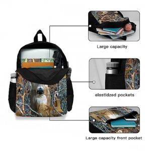 Srufqsi Camo Buck Deer Backpack School Bookbag For Boys Girls College Backpack Laptop Backpacks Travel Daypack For Teen Women Men