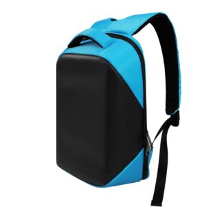 led backpack waterproof wifi version smart led screen dynamic advertising backpack cellphone control laptop bag (blue)