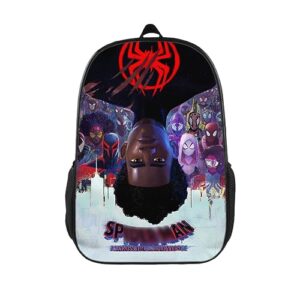 ziusuol surper hero backpack 17 inch anime backpack elementary middle school laptop backpack cartoon bookbag (anime a)