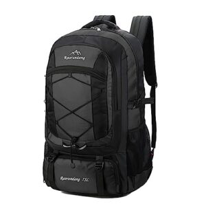 raorandang hiking backpack waterproof lightweight durable 75l large capacity travel backpack camping backpack great for hiking, camping, trips...