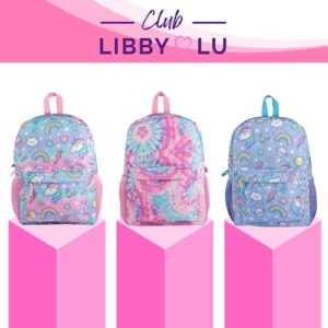 CLUB LIBBY LU Pastel Ombre Unicorn Backpack for Girls and Kids, 16 inch, Pink