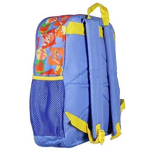 AI ACCESSORY INNOVATIONS Blippi Backpack Wow! A Dinosaur 14" Kids School Travel Backpack Bag For Toys w/Raised Character Designs