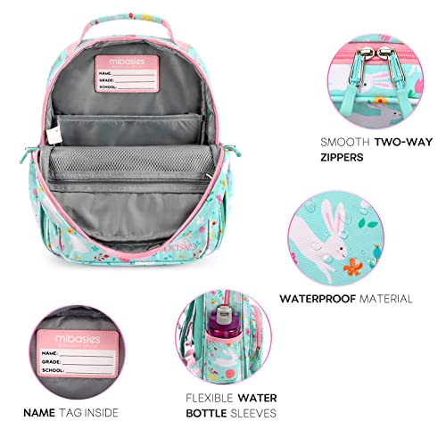 mibasies Girls Backpack for Elementary School with Pencil Case